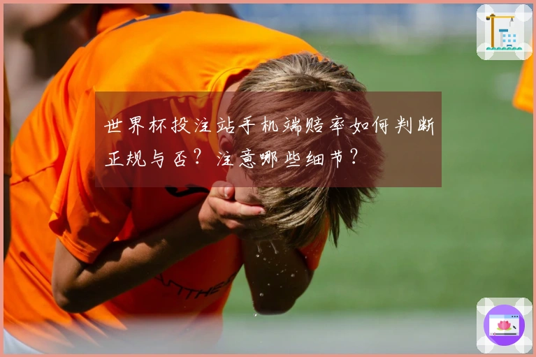 世界杯投注站手机端赔率如何判断正规与否？注意哪些细节？